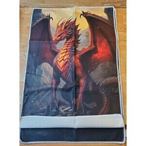 Red Dragon Decorative Kitchen Dish Towels Set of 2 New